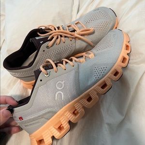 On cloud running shoes